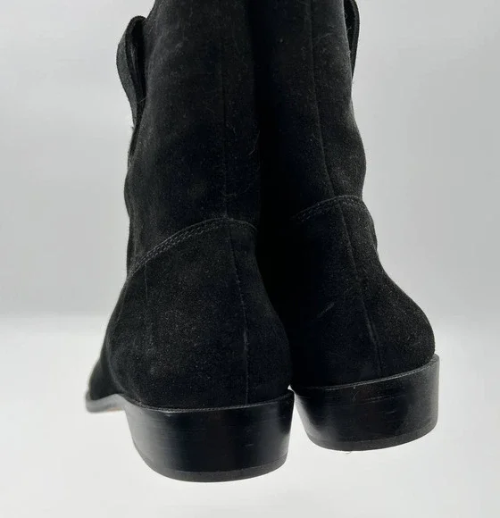 REBECCA MINKOFF Chasidy Black Suede Booties size 8M - Picture 9 of 9